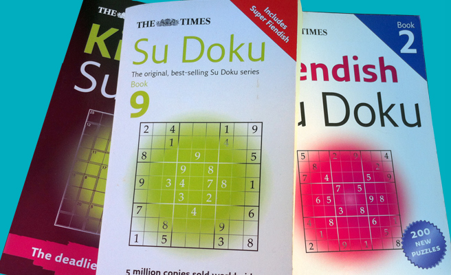 Syndicating Sudoku in a range of Times Su Doku Books